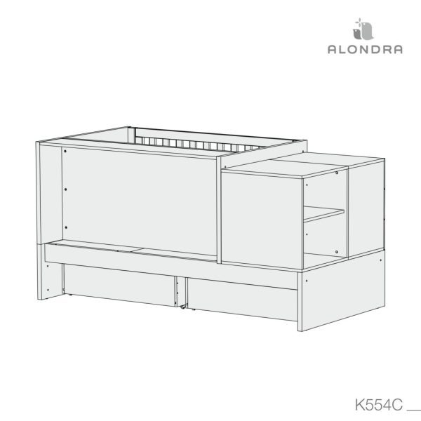 Lettino trasformabile Konver Sero Bubble - immagine 4